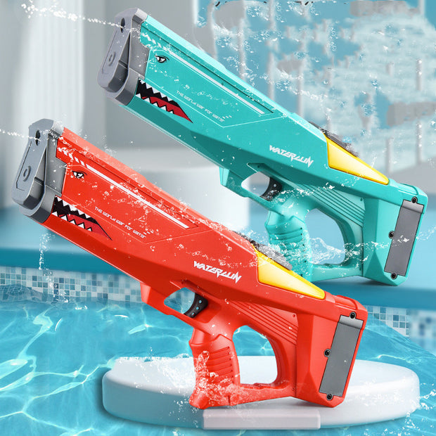 Automatic Electric Water Gun Toys Shark High Pressure Outdoor Summer Beach Toy Kids Water Fight Pool Party Water Toy